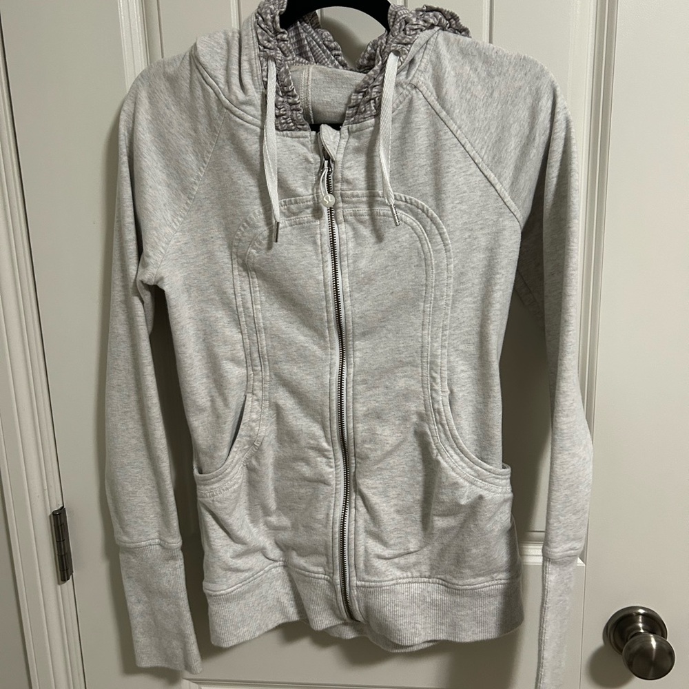 Lululemon Scuba ruffle Zip-Up Hoodie
